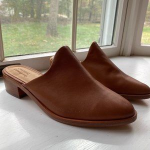 Soludos Leather Venetian Mule - Tan - Size 8.5